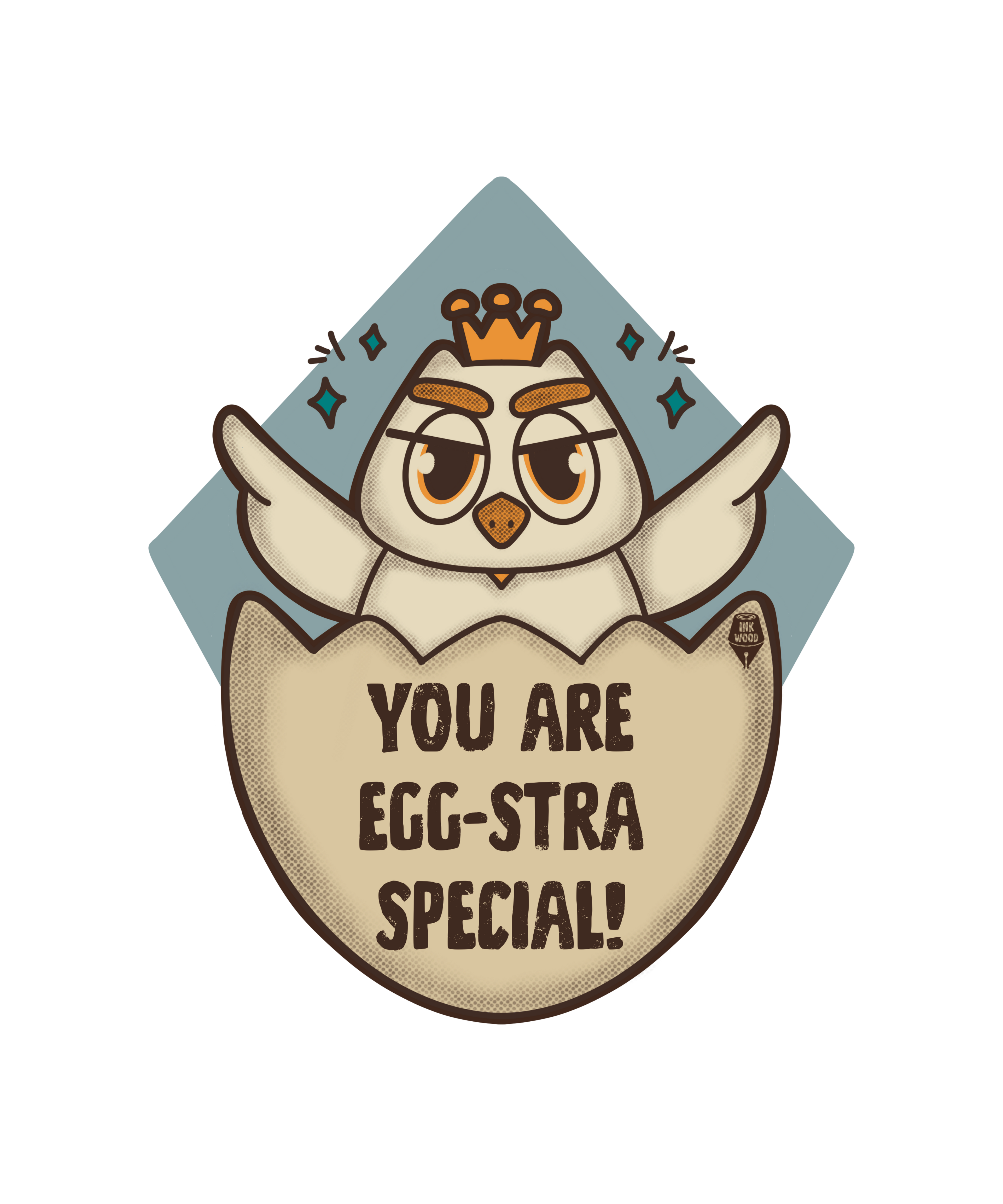 Illustration sticker - cute & aesthetic sticker for laptop, Notebook and daily use