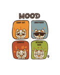 Illustration sticker - cute & aesthetic sticker for laptop, Notebook and daily use